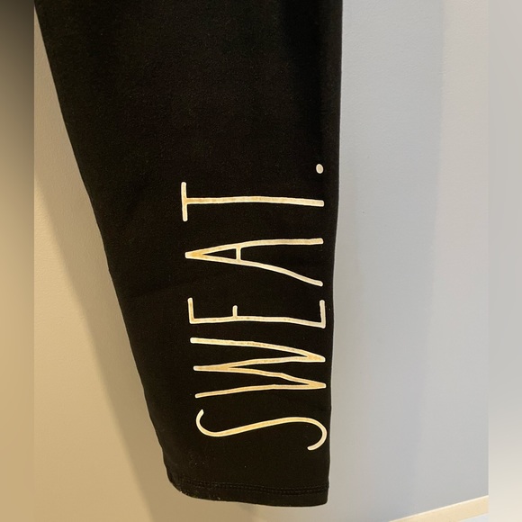 Rae Dunn Sweat Leggings NWOT - Picture 6 of 12